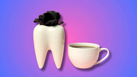 A tooth and coffee